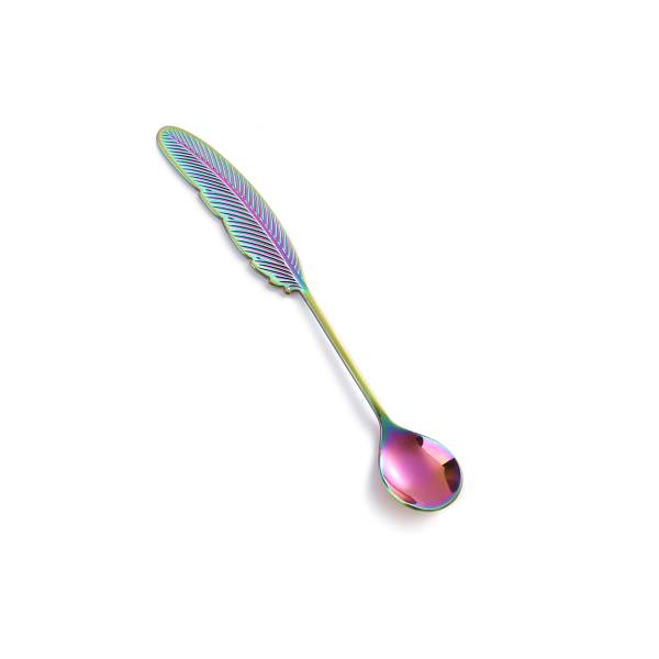 Pretty Tea Spoon 304 Stainless Steel Fashionable - Flerfärgad