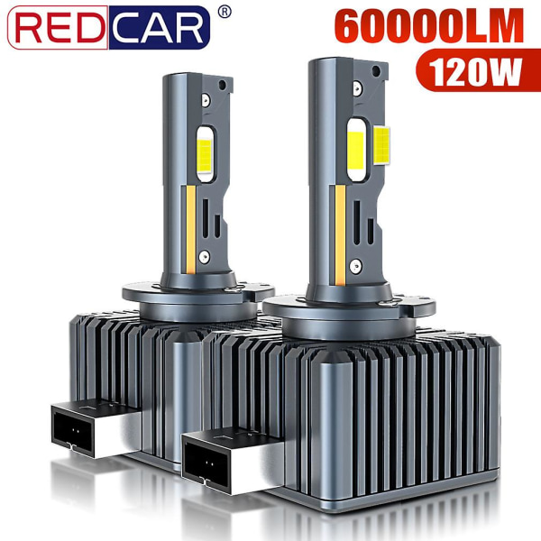 60000lm 120w D3s Bil LED Strålkastare Glödlampor D3r D1s D2s D4s D2r D3r D4r Turbo Led 5070 Csp Canbus Auto Pannlampa 6500k Vit 12v D2S