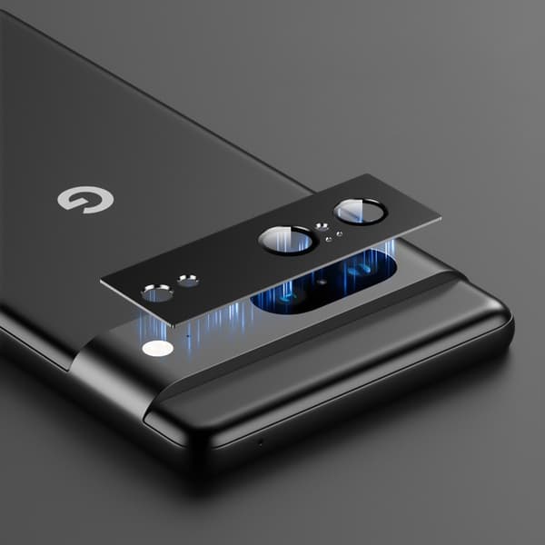 Kamerabeskytter til Google Pixel 8 Pro, sølv, HD Klar, stødsikker, aluminiumslegering Silver