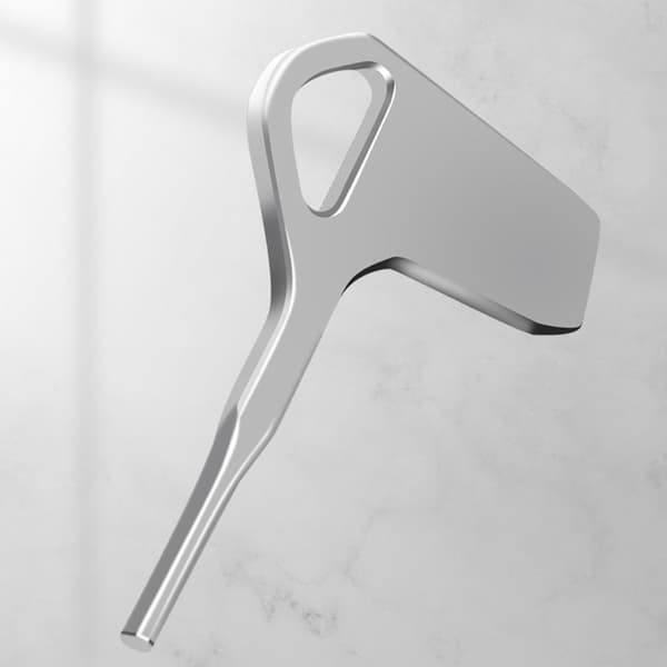 Sølv kameraschroevetrækker, aluminiumslegering, til at stramme og løsne kameraudstyr