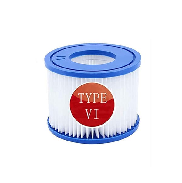 Kompatibel med Bestway Type VI pumpefilter og Lay-Z-Spa Miami poolfilterpatron VIPool Filter