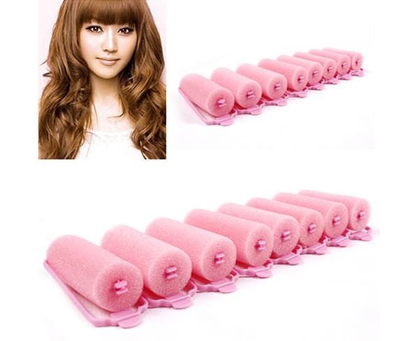 6st Modesvamp Skum Hårrullar Rullar Twist Salon Hår Styling Tools-