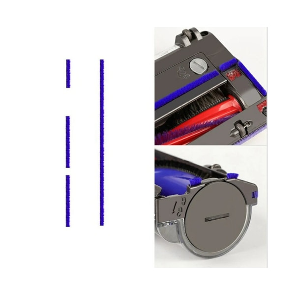 4st plyschremsor för Dyson Dc V6 dammsugare med 4st plyschremsor för Dyson V8 V10 dammsugare