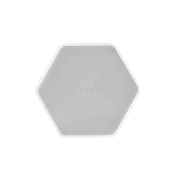Rund/fyrkantig/hexagon tefat glasunderlägg Form Mould DIY Tool-Hexagon