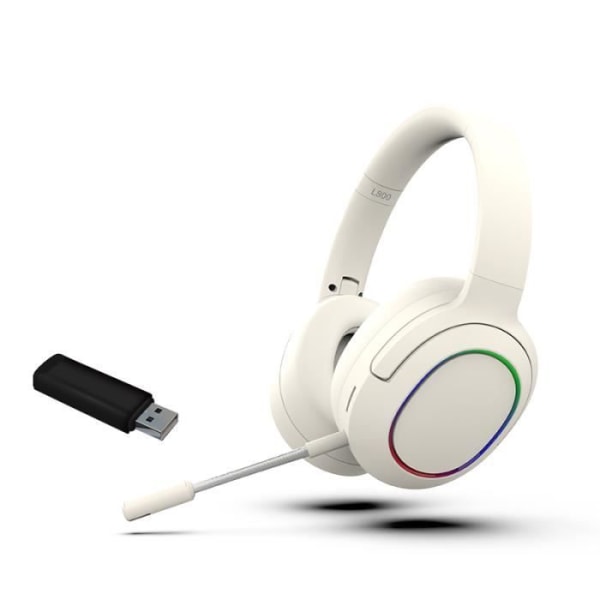 2.4G trådlösa Bluetooth hörlurar, HiFi-hörlurar, djup bas, med sändarnyckel, för TV, dator