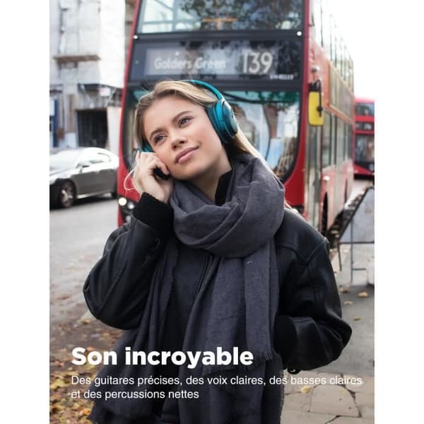 Cowin SE7 Green Dual Feedback Active Noise Reduction Bluetooth Headset