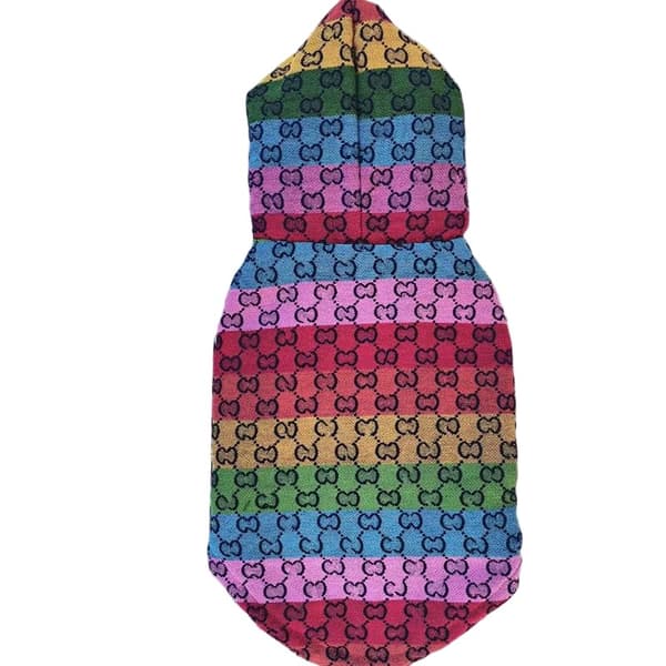 Uldhundevest, farve/brun/pink, bomuldsfrakke til efterår vinter, bamsejakke Multicolor XXL