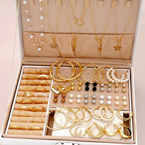 Länsimainen tekohelmiseoskorusetti Set