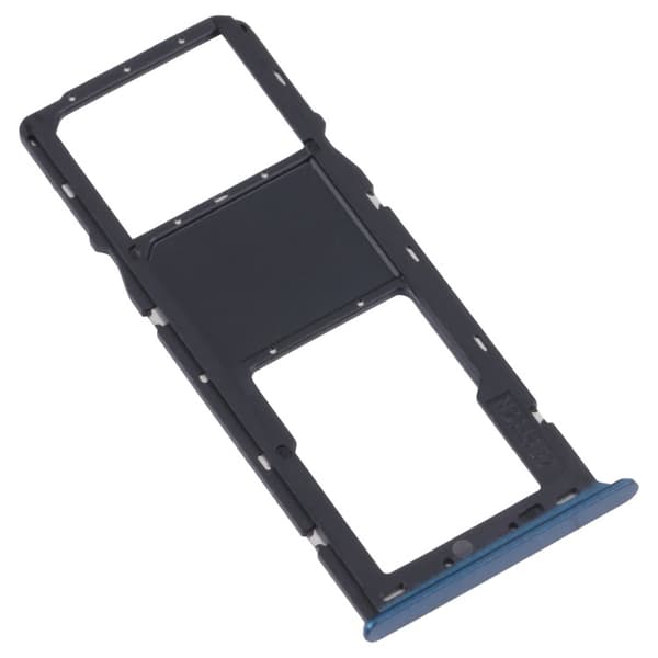 SIM- og Micro SD-kortbakke til Samsung Galaxy A03s SM-A037U-Dugt Blue