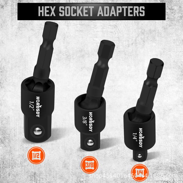 84086 9-delars förlängningsstångssats för hylsor 9 Piece Socket Extension