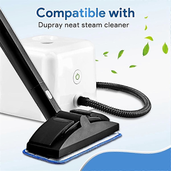 Uudelleenkäytettävät mikrokuituliinat Neat Steam Cleaner -höyrymoppiin, korvaavat moppiliinat, uudelleenkäytettävät liinat ja pienet suojukset Blue  White