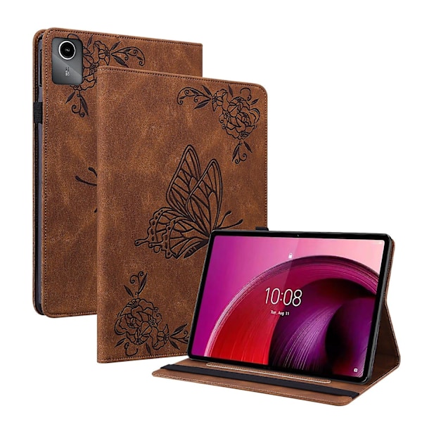 Läderfodral för Lenovo Tab M11/Xiaoxin Pad 11 2024 Brown