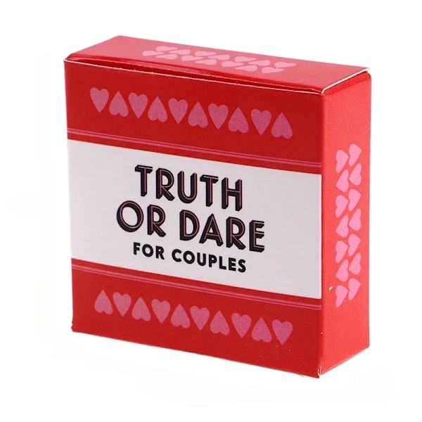 Nyeste 51 stk. Truth Or Dare Kortspill for Par Spill Elskere Brettspill Forsyning Engelsk Versjon Brettspill