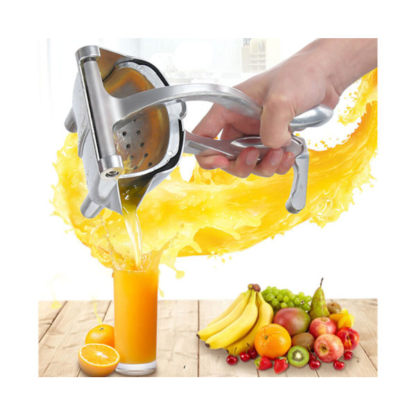 Manuell Juicer Hushålls multifunktionell fruktjuicer-Silver
