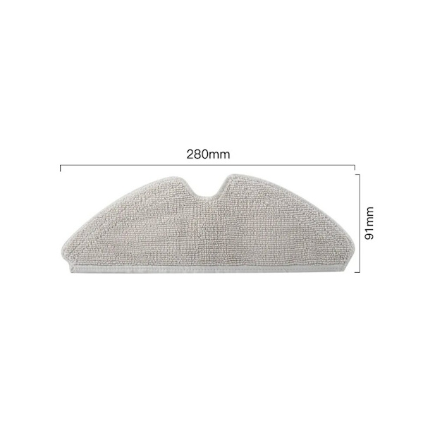 Mikrofiber moppepuder til Uoni V980Plus støvsuger, vaskbare moppeklude, moppeklude, reservedele