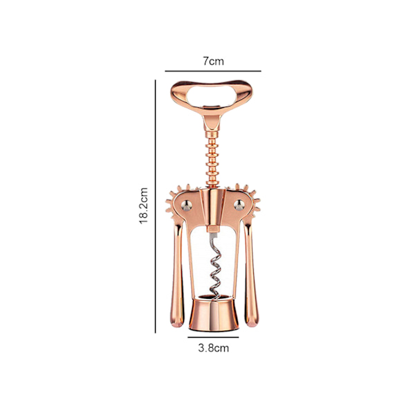 Vinflasköppnare Wing Corkscrew, Söt Rostfritt stål Winged Corkscrew