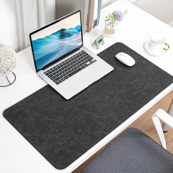 Stor Musematte Skrivebordsmatte Gaming Musematte Black