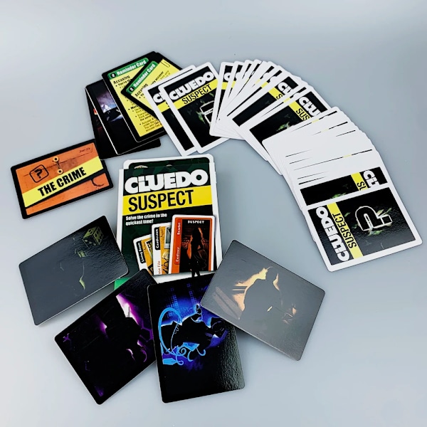 1 st \"Cluedo\" Roligt Strategikortspel, Sällskapsspel, Familjespel Kort Interaktivt Multiplayer Underhållningskortspel