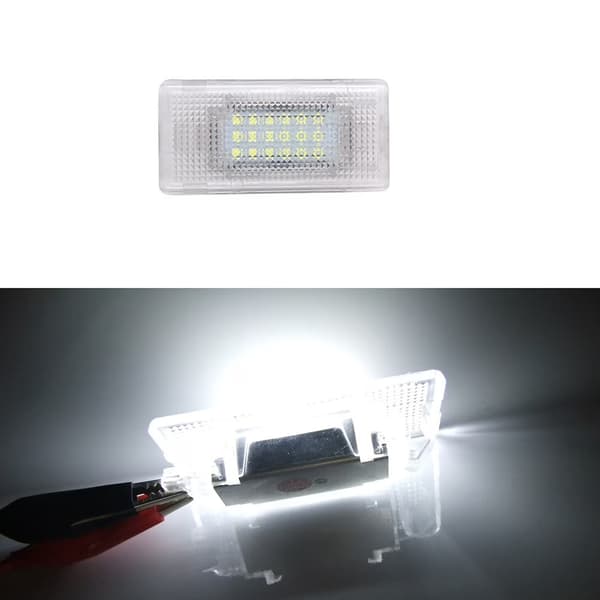 LED-lys for fotbrønn og bagasjerom til BMW, hvit 6500K, plast, 12V, 1 stk.
