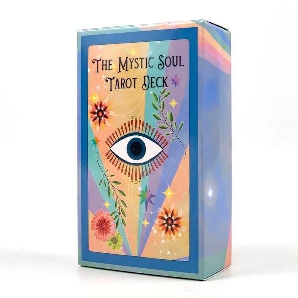 Tarotkortlek Mystic Soul Cards Engelsk Version Spådom Meditation Brädspel, Klassisk Design För Nybörjare & Proffs