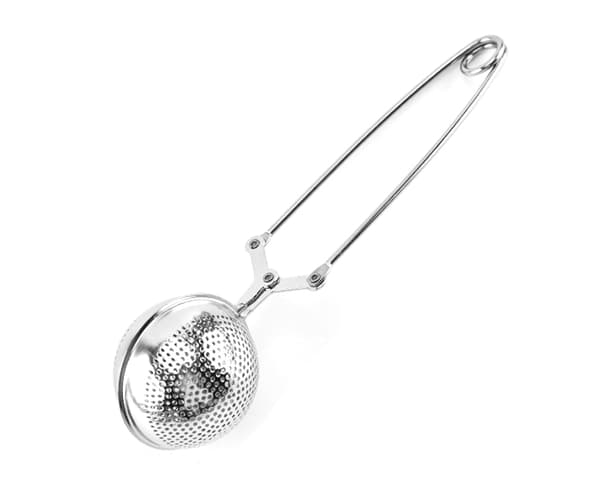 Slitstark Ball Tea Sil Återanvändbar Loose Leaf Tea Sil - Silver