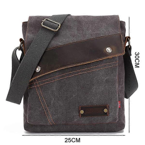 AUGUR Skulderveske i Canvas Grey
