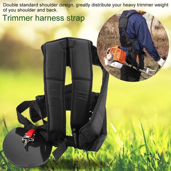 Universell trimmer Dubbel axelrem Bältesrem Polyester M-formad bälte för röjsåg Trädgård