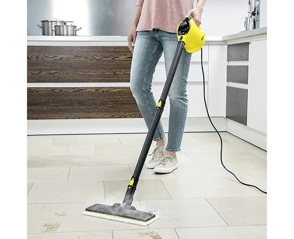 3 stk. dampmoppeklude husholdningsgulvrengøring moppeklude til Karcher Sc1/Sc2/Sc3/Sc4/Sc5/Sv7 dampmoppe