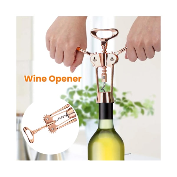 Vinflasköppnare Wing Corkscrew, Söt Rostfritt stål Winged Corkscrew