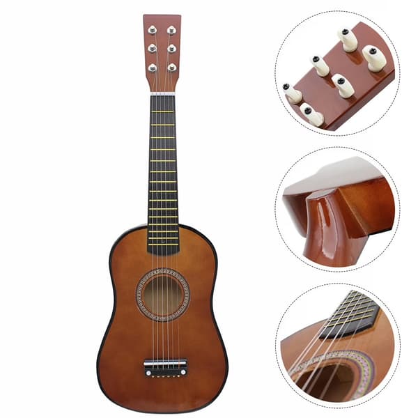 23 tums akustisk gitarr för barn, tränybörjargitarr, flickor pojkar, musikinstrument
