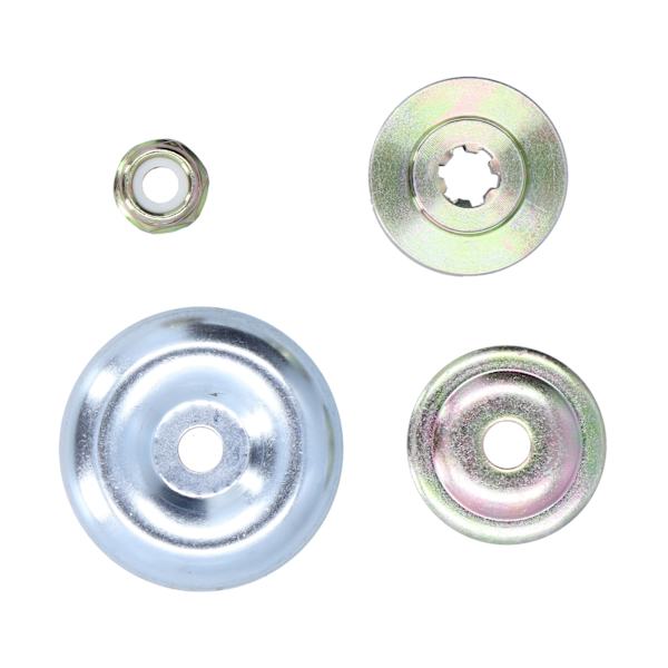 Tryckplatta Skydd Bricka Tryckbricka Riderplatta Låsmutter Trimmerhuvud Adapter Kit