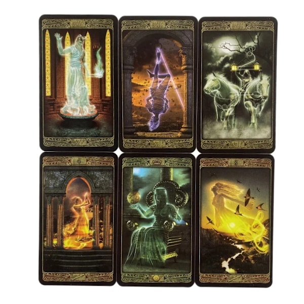 The Ghost Tarot -kortit 78 kpl korttia Oracle Englanninkielinen Visions Divination Edition Lautapelipelit