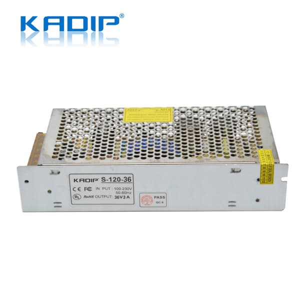 120W koblingsstrømforsyning til LED-display og belysning, motor S-120-36