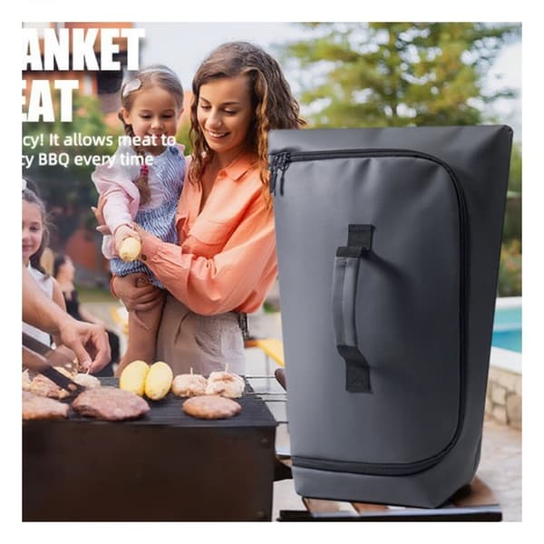 Förvaringsväska för utomhusgrill och campingköksutrustning Black BBQ Bag