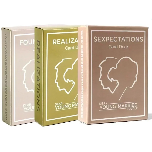 Realizations Sexpectations Foundations Korttipakka Keskustelun Aloittajia Pariskunnille Hauskoja Häämatkakortteja Peli Häälahjoja - Ruskea Brown