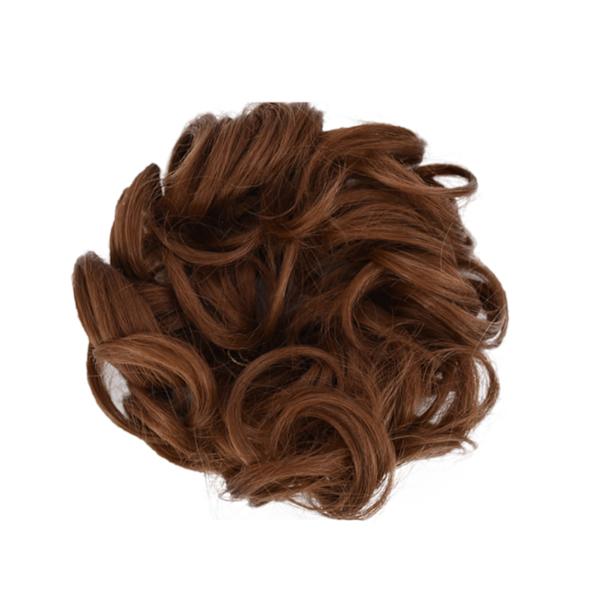 Mode Kvinnor DIY Elastisk Peruk Hårring Lockig Scrunchie Bun Hästsvans Hårstycke - 13#