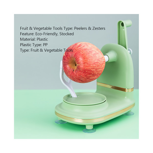 Slitstark Fruit Corer Tvättbar Slitstark Heavy-Duty Automatisk - Ljusgrön