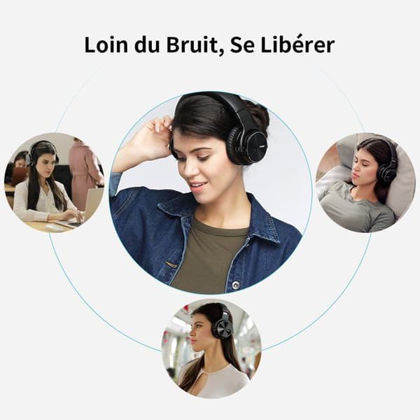 Cowin E7 Pro Bluetooth-hodetelefoner - Trådløst hodebånd - Støyreduksjon