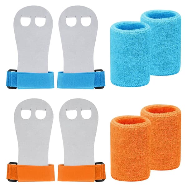 Gymnastikläder i läder för barn för stång- och pull-up-träning White Strap Style L