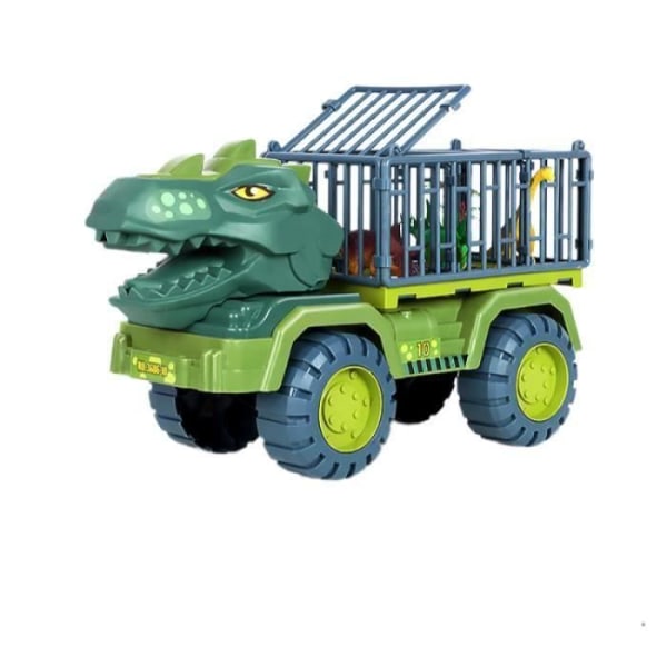 Dinosaurie Truck Toy, Dinosaur Transporter Truck Vehicle - med 3 Mini Plastic Dinosaurs - Pojkar Present