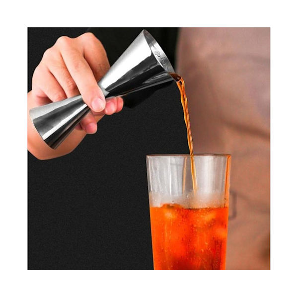 Färdig jigger med mått inuti, cocktailmätkopp jigger för bartending, 60/90 ml