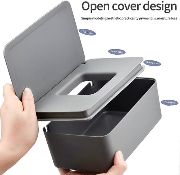 Våtservettsbox 2024, Våtservettsboxhållare för Hemmakontor