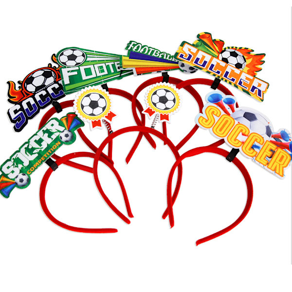 Fotballhårbøyle for supportere av Europacupen, heier på og heier på rekvisitter C