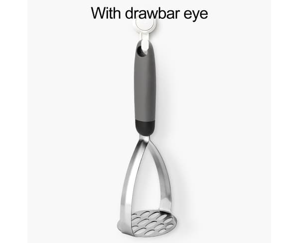 Convenient Food Masher Lättviktsmatrum Press-on - Grå
