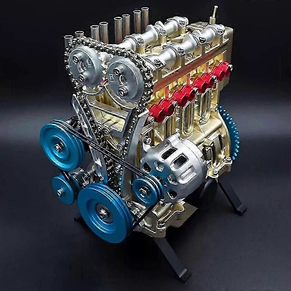 8-Cylindrig Full Metall Bilmotor Modell, Resin Bilmotor Modell Kit Four cylinder