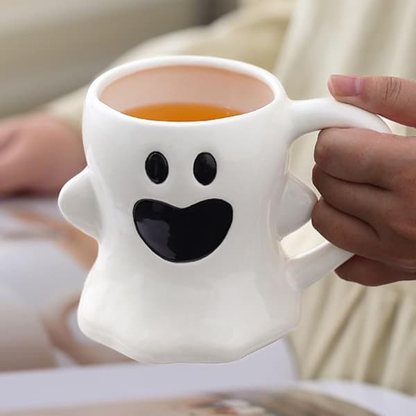 Halloween kaffemugg, 400 ml keramikmugg, alternativ A