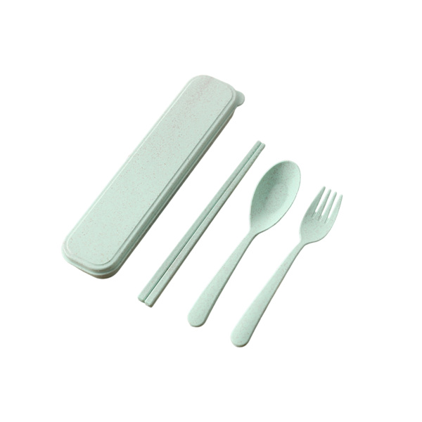 3st/ Set Delikat Bärbart Bestick Bärbart - Grön