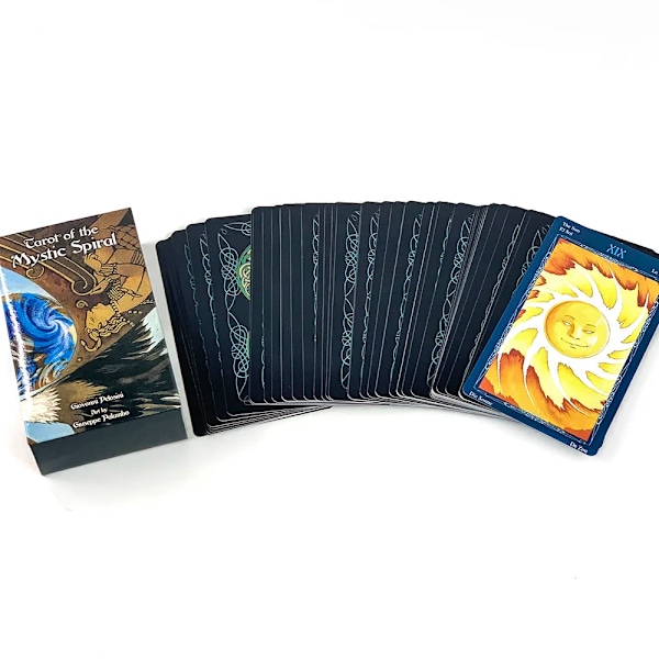Carot Of The Mystic Spiral -pakka 78 kpl Tarot-korttipakka Ennustaminen Juhlapeli Viihde Vapaa-ajan lautapeli