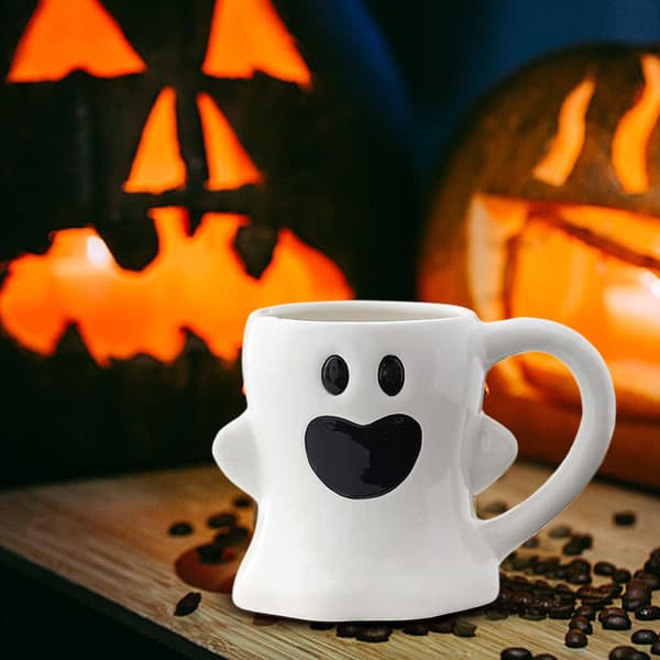 Halloween kaffemugg, 400 ml keramikmugg, alternativ A