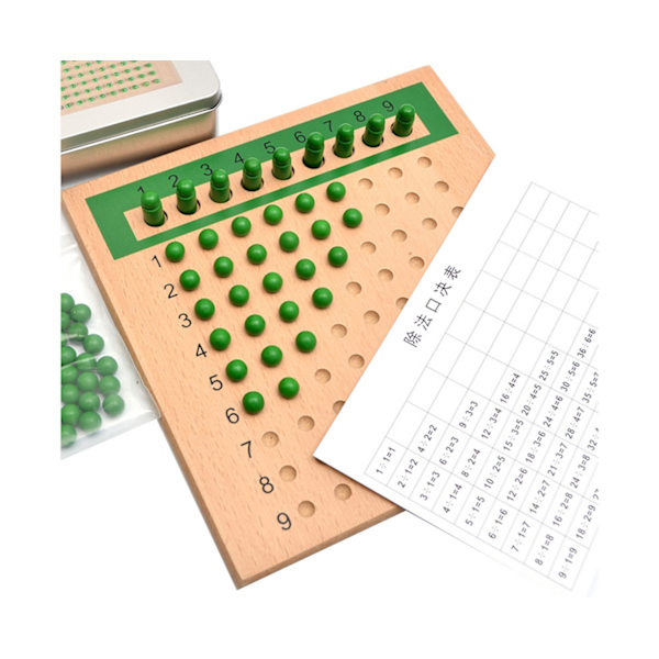 Trä färgglad addition subtraktion styrelse matematik barn undervisningshjälpmedel - division